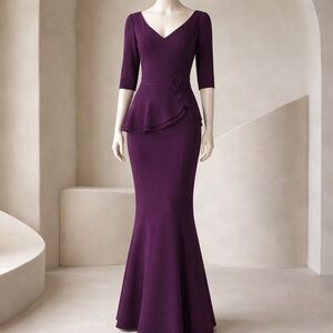 Women’s Medium - Elegant Purple mermaid style dress